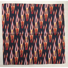 a Flame-Patterned Headscarf/ Soccer Scarf with Customized Logo